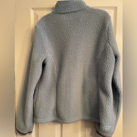 Women’s Light Blue LL Bean Fleece Zip Up - Picture 2 of 5